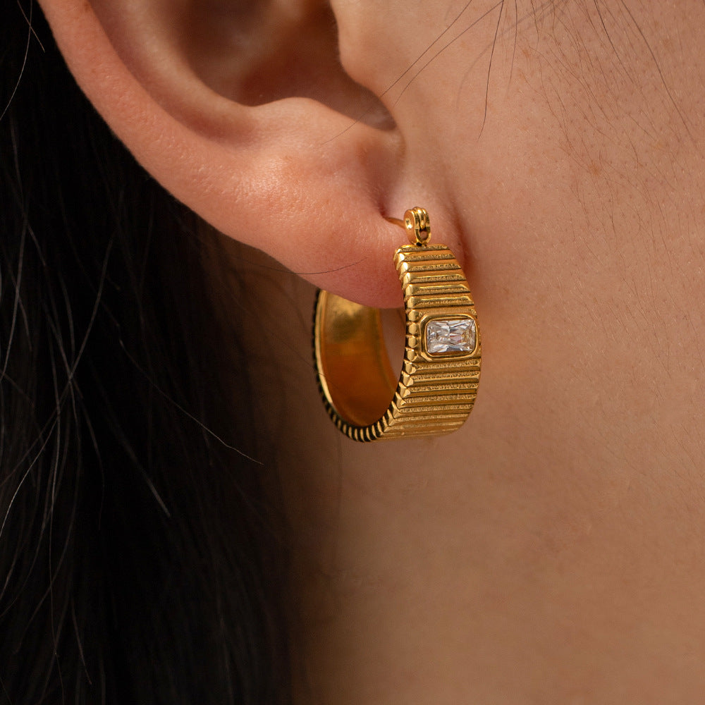 Carole Gold Hoop Earrings Image