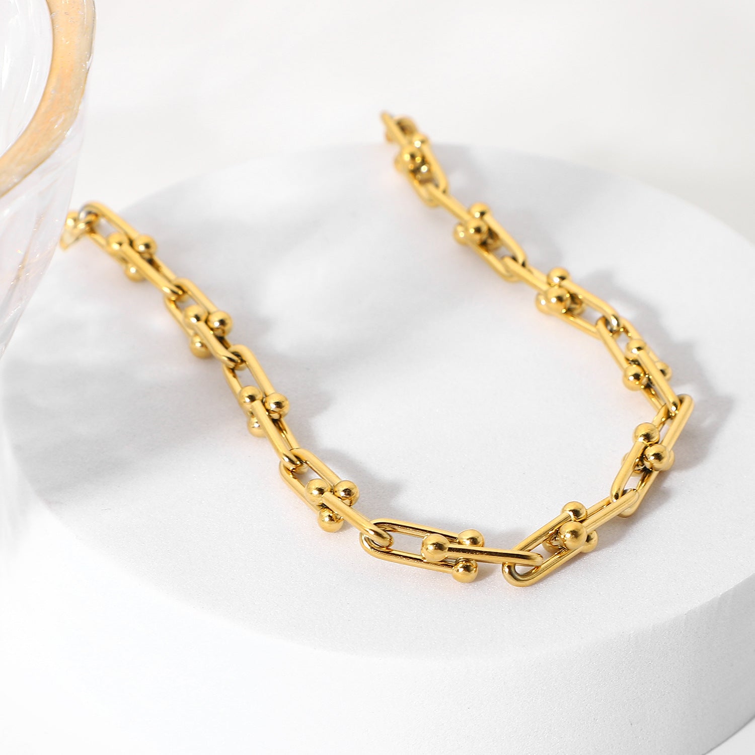 Cascade Gold Chain Necklace Image