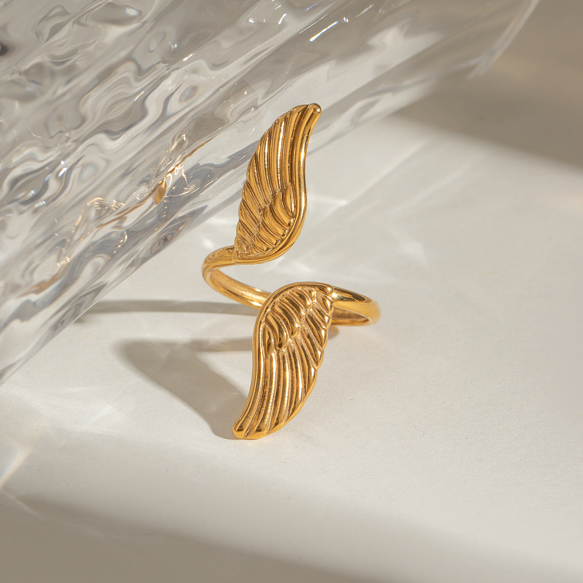 Sparrow Gold Wing Ring Image