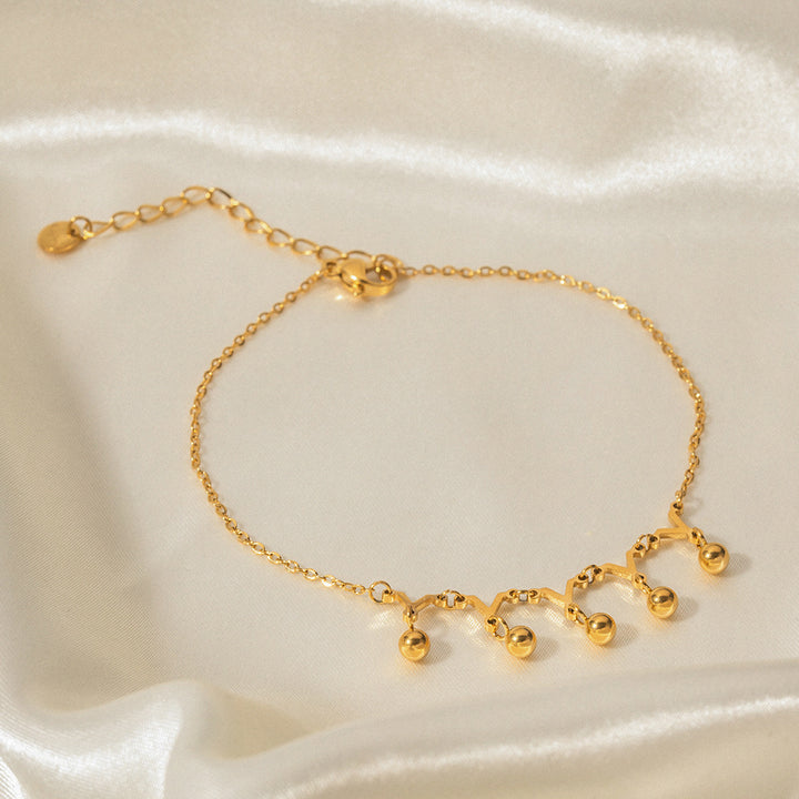 Indira Gold Anklet – Avaria