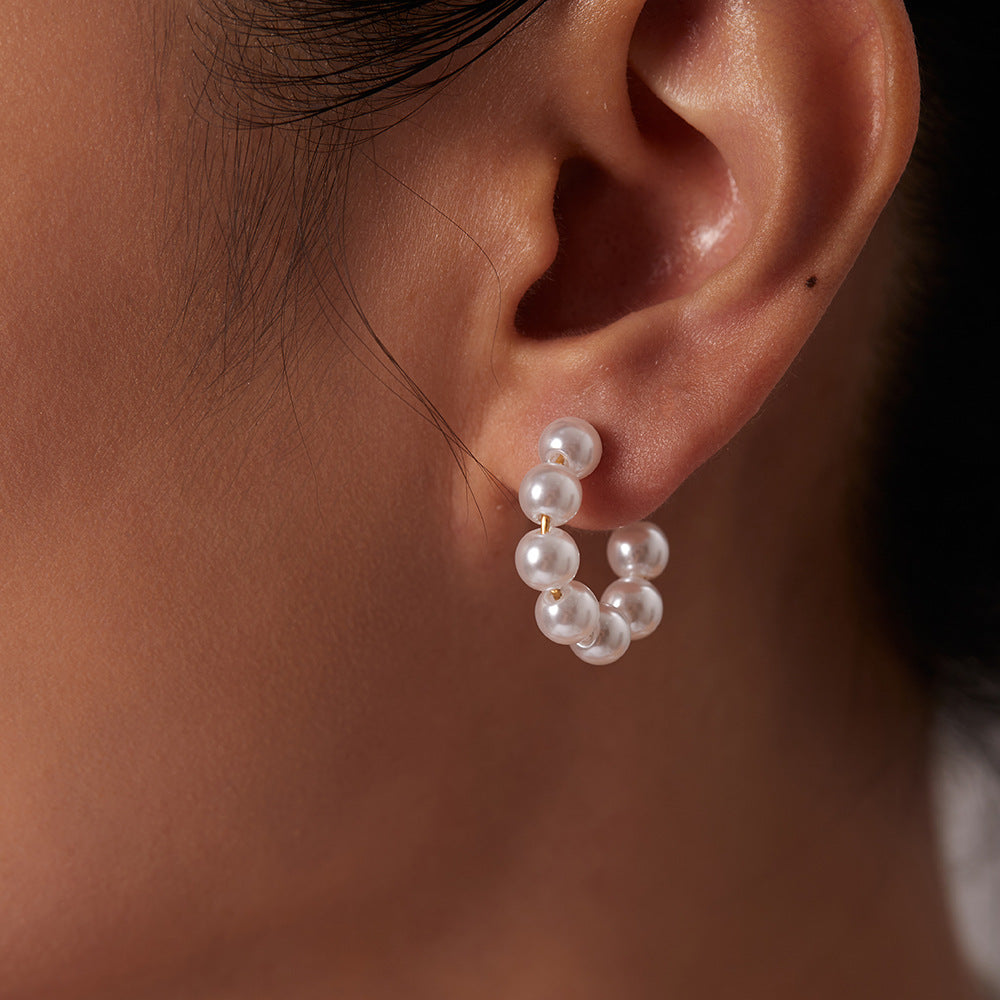 Nina Pearl Earrings Image