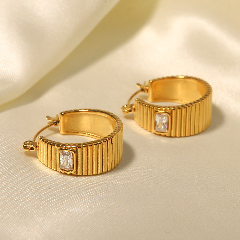 Carole Gold Hoop Earrings Image