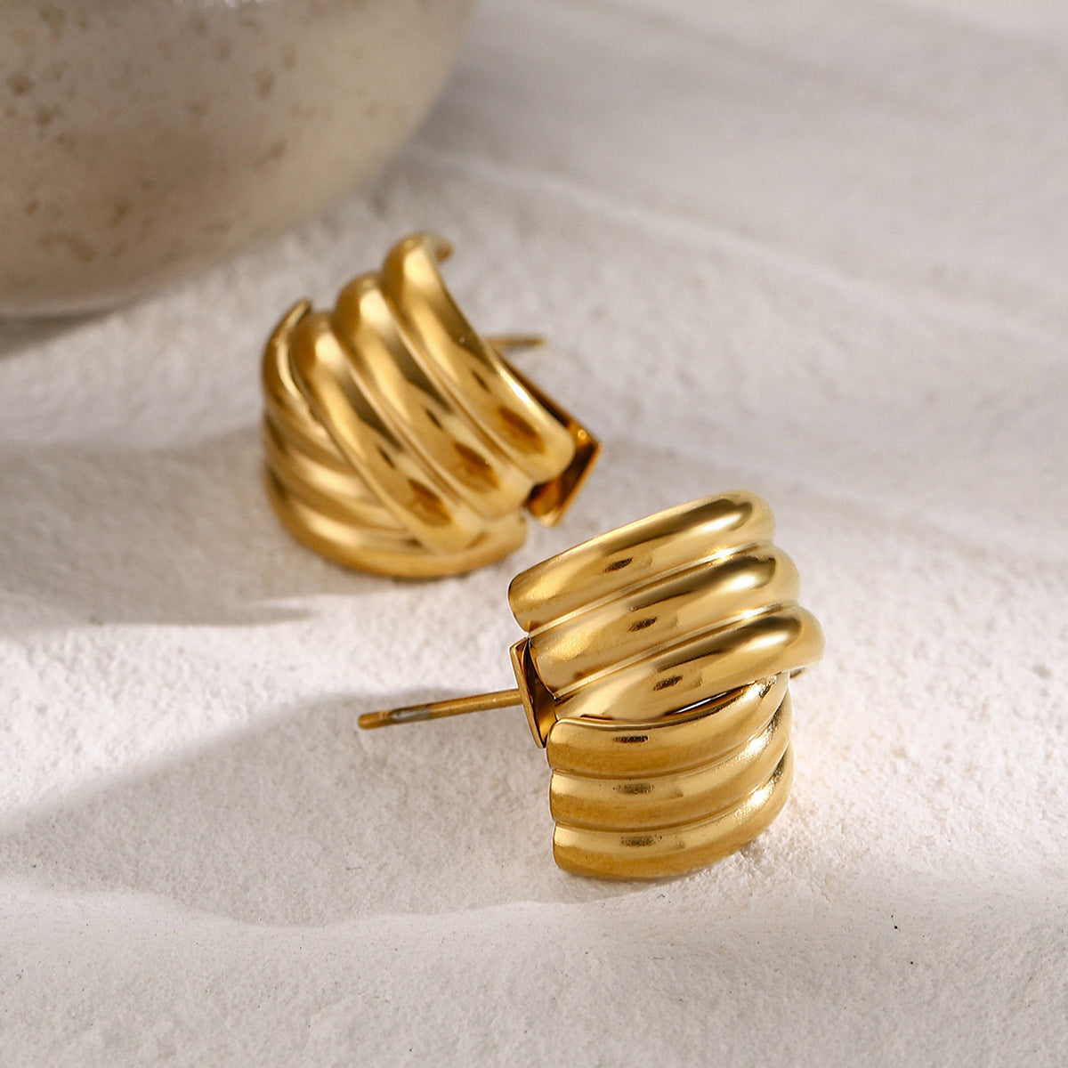 Avalon Gold Earrings Image