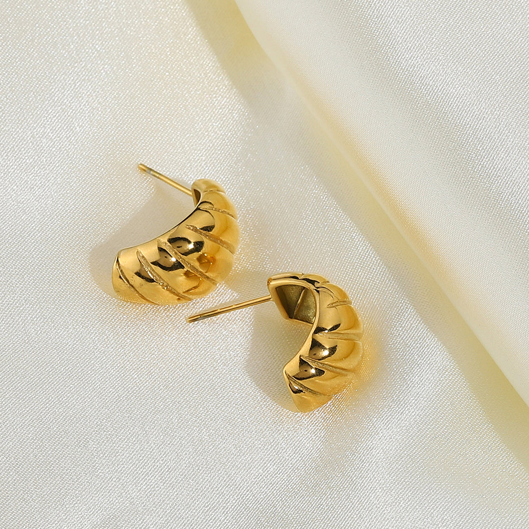 Lucina Gold Huggie Earrings