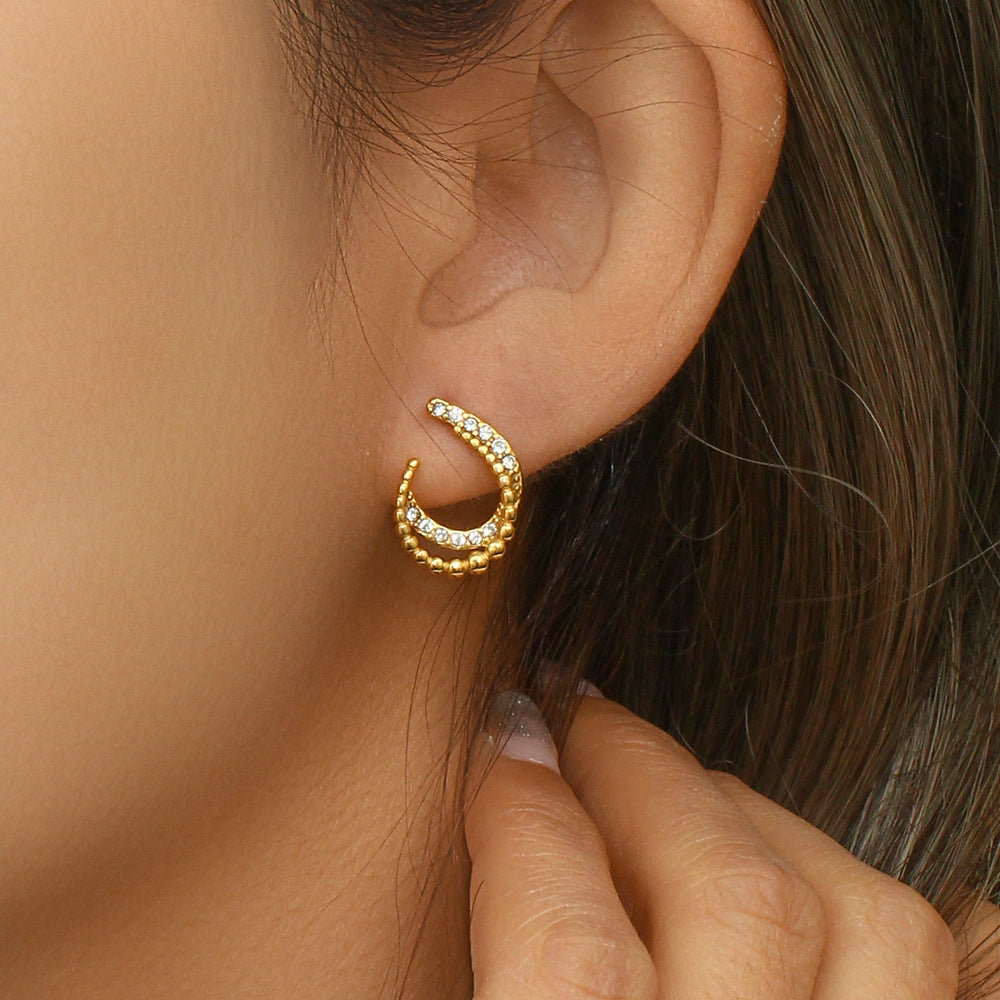 Nola Gold Earrings Image