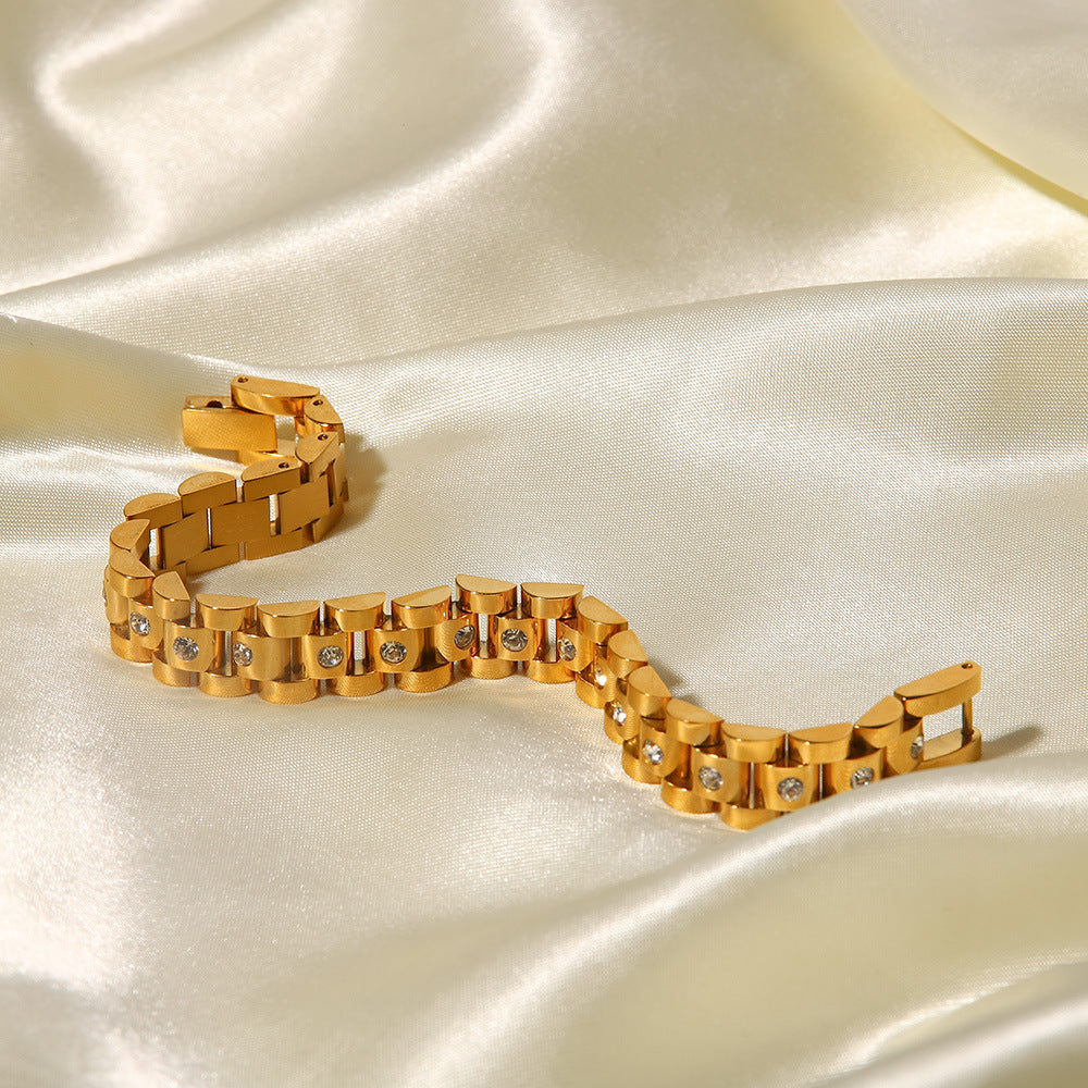 Gold Watchband Bracelet Image