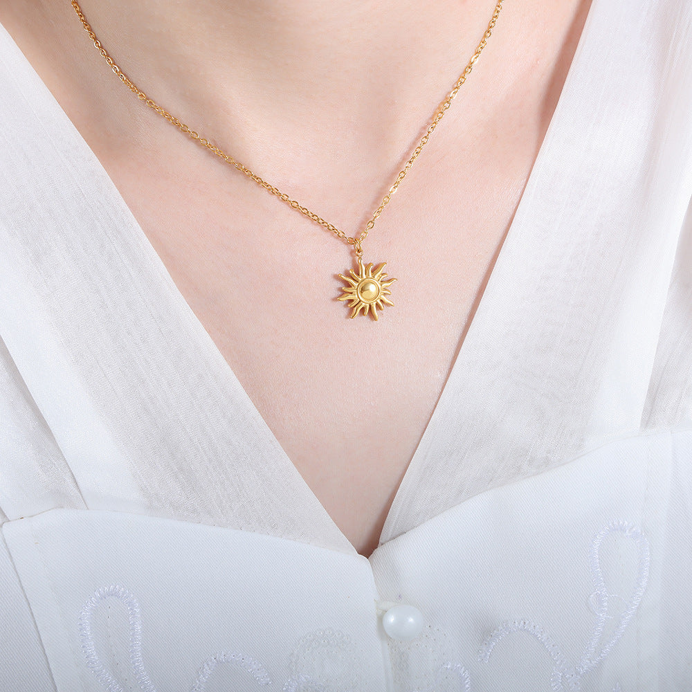 Eliora Gold Sun Necklace Image