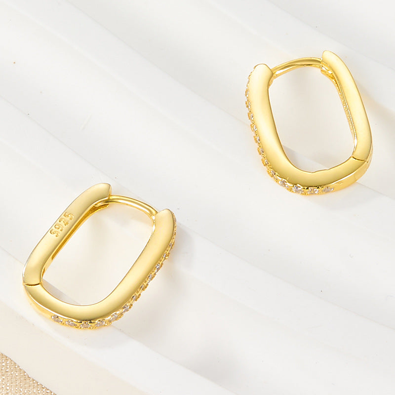 Melissa Oval Hoop Earrings Image