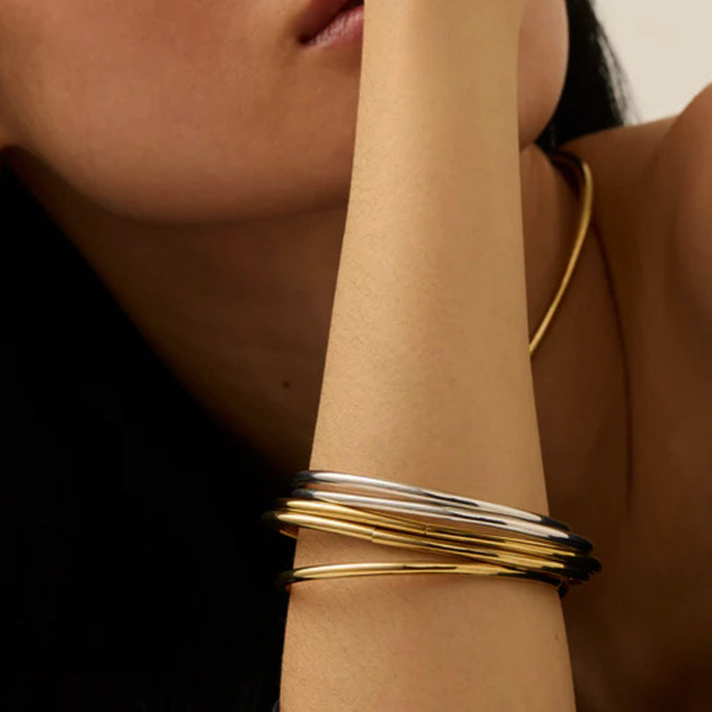 Shannon Gold Bangle Set Image