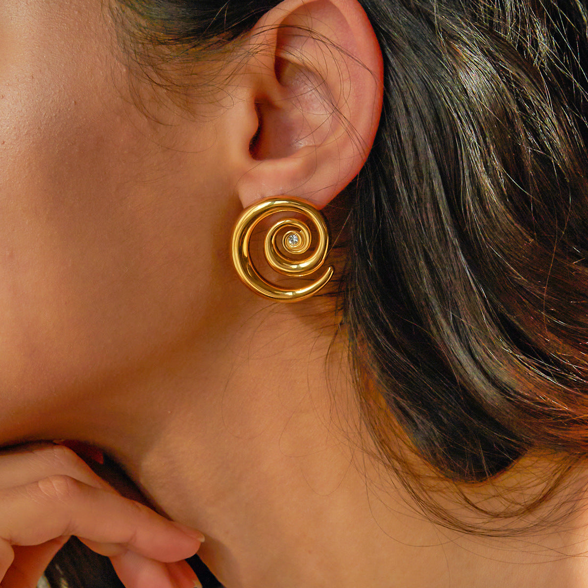 Tilly Gold Earrings Image