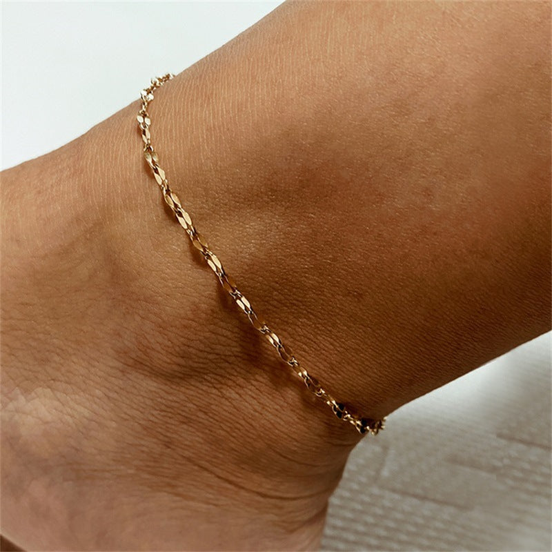 Charlotte Gold Chain Anklet