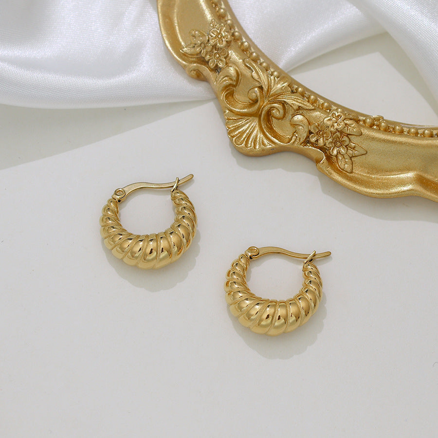 Croissant Hoop Earrings Image