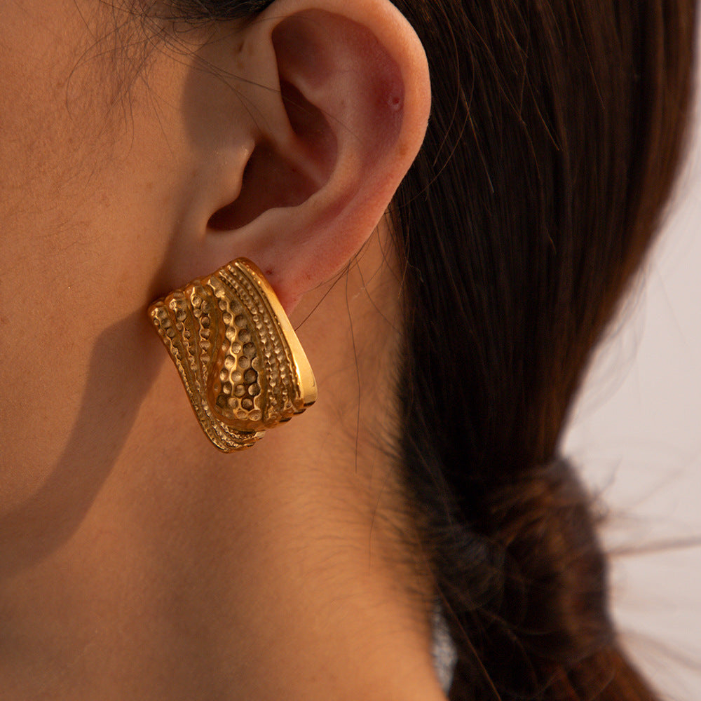 Marigold Gold Earrings Image