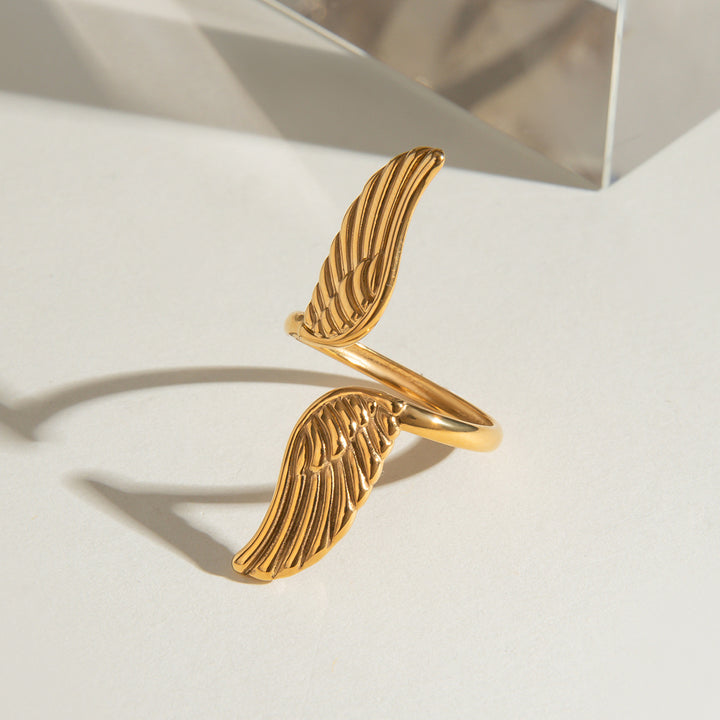 Sparrow Gold Wing Ring