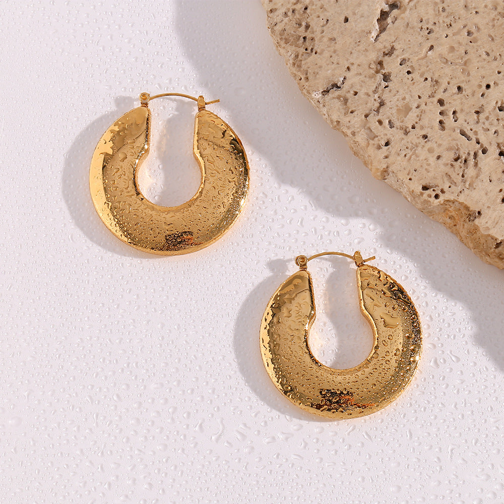 Kayleigh Chunky Hoop Earrings Image