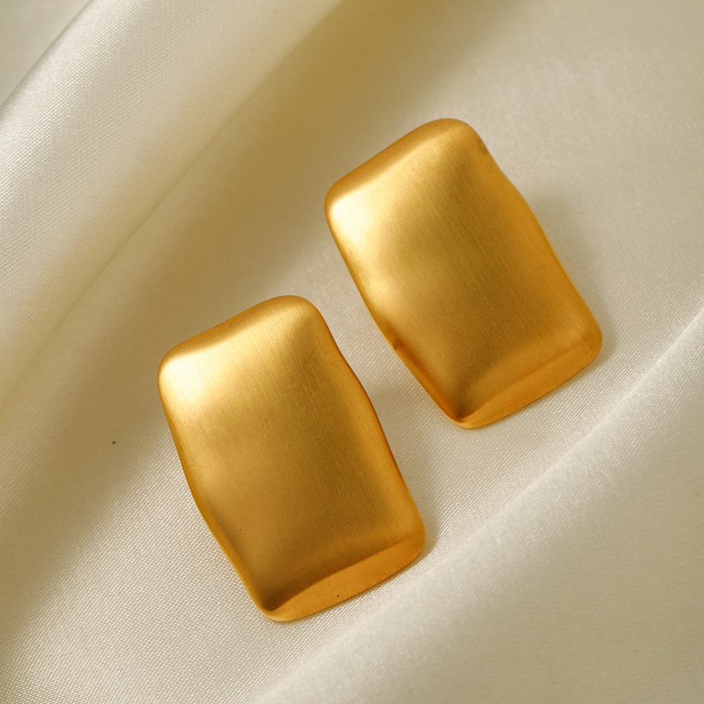 Olive Gold Earrings