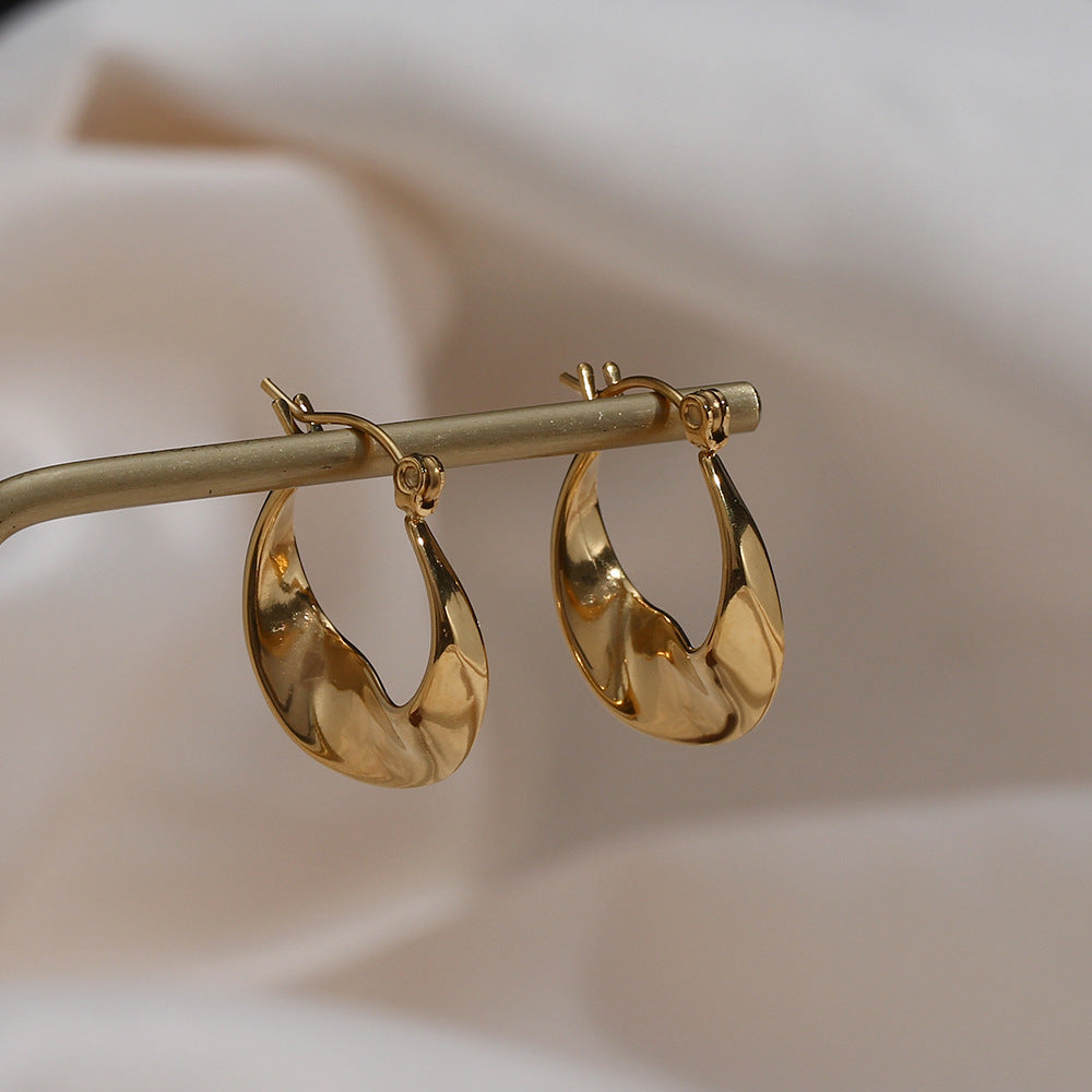 Esti Irregular Hoop Earrings Image