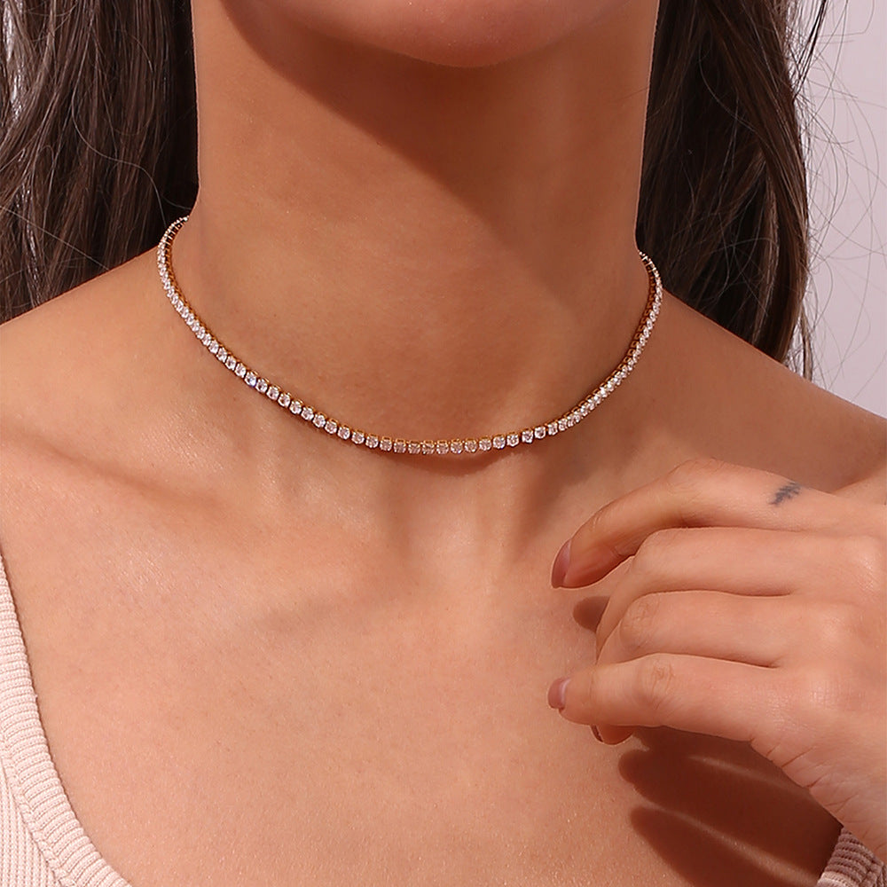 Isolde Diamond Tennis Necklace Image