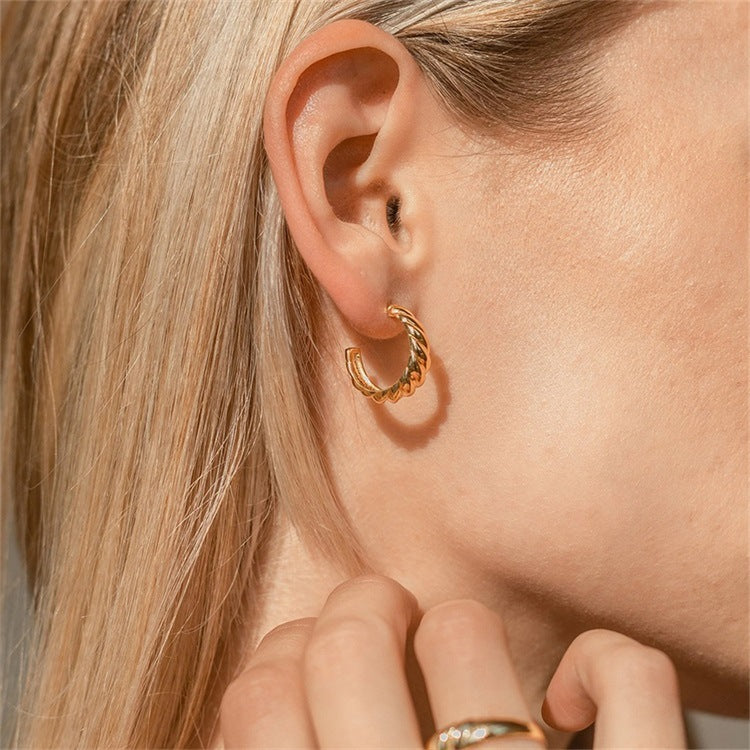 Croissant Arc Earrings Image