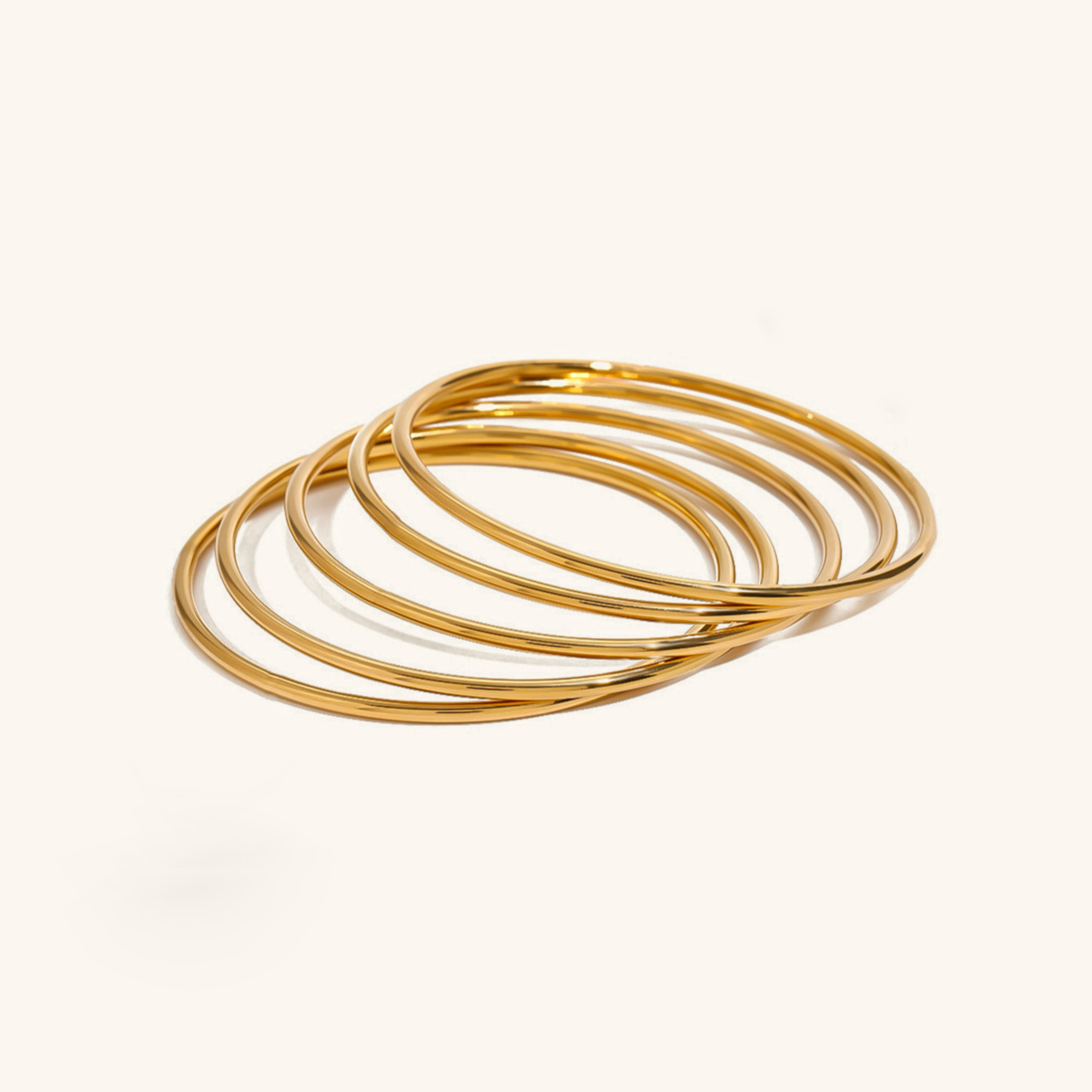 Shannon Gold Bangle Set Image