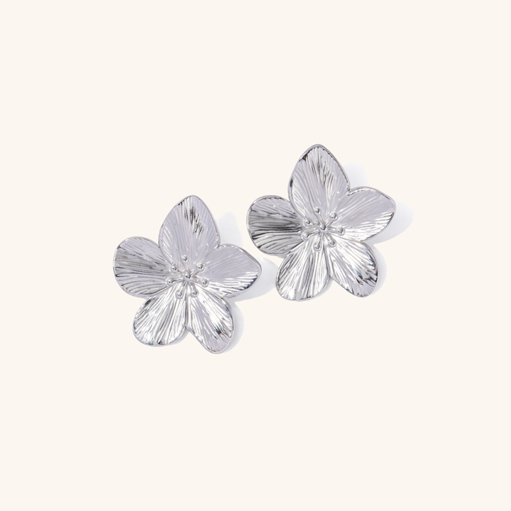 Allysa Flower Gold Earrings