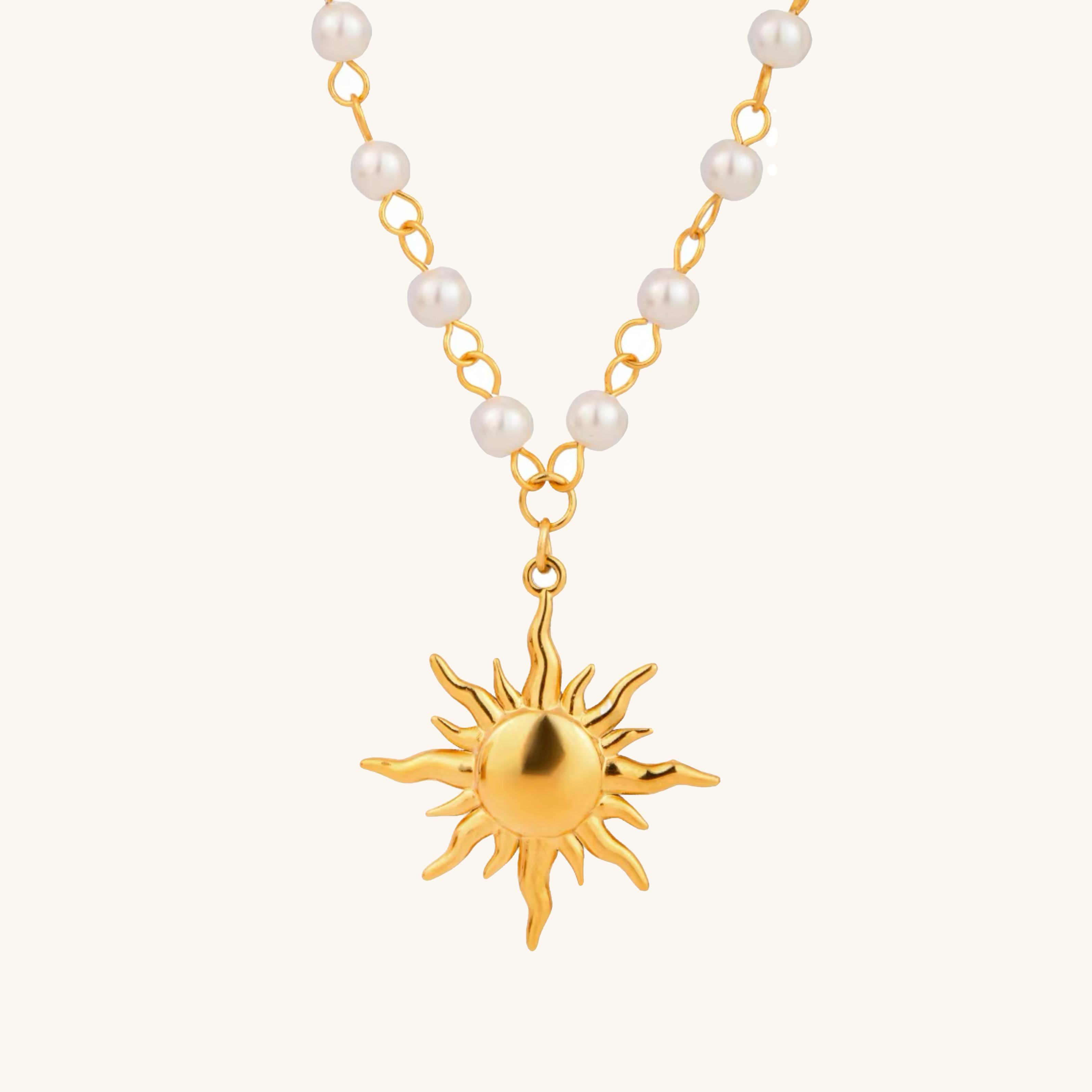 Apollo Sun Pearl Necklace Image