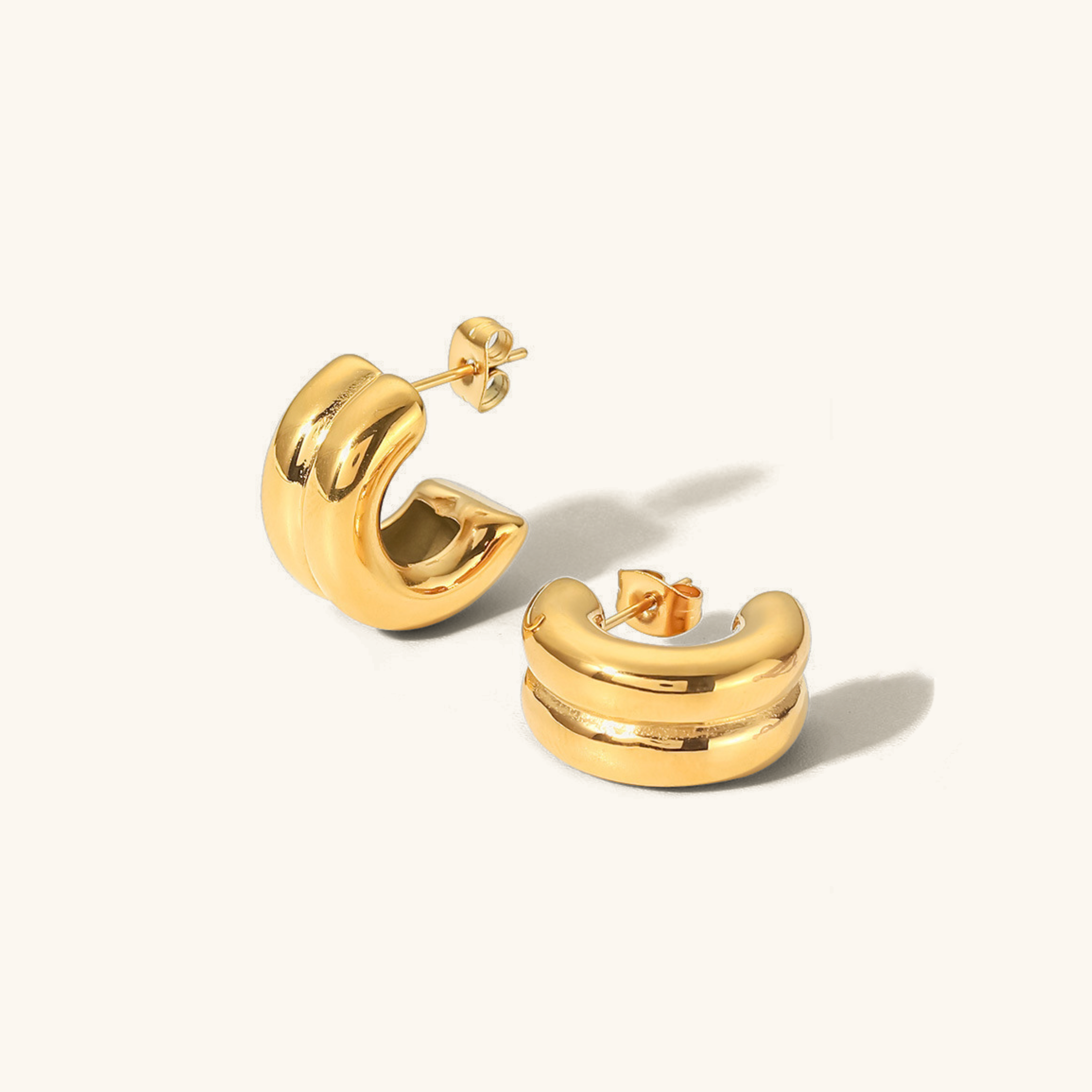 Henrietta Gold Earrings Image