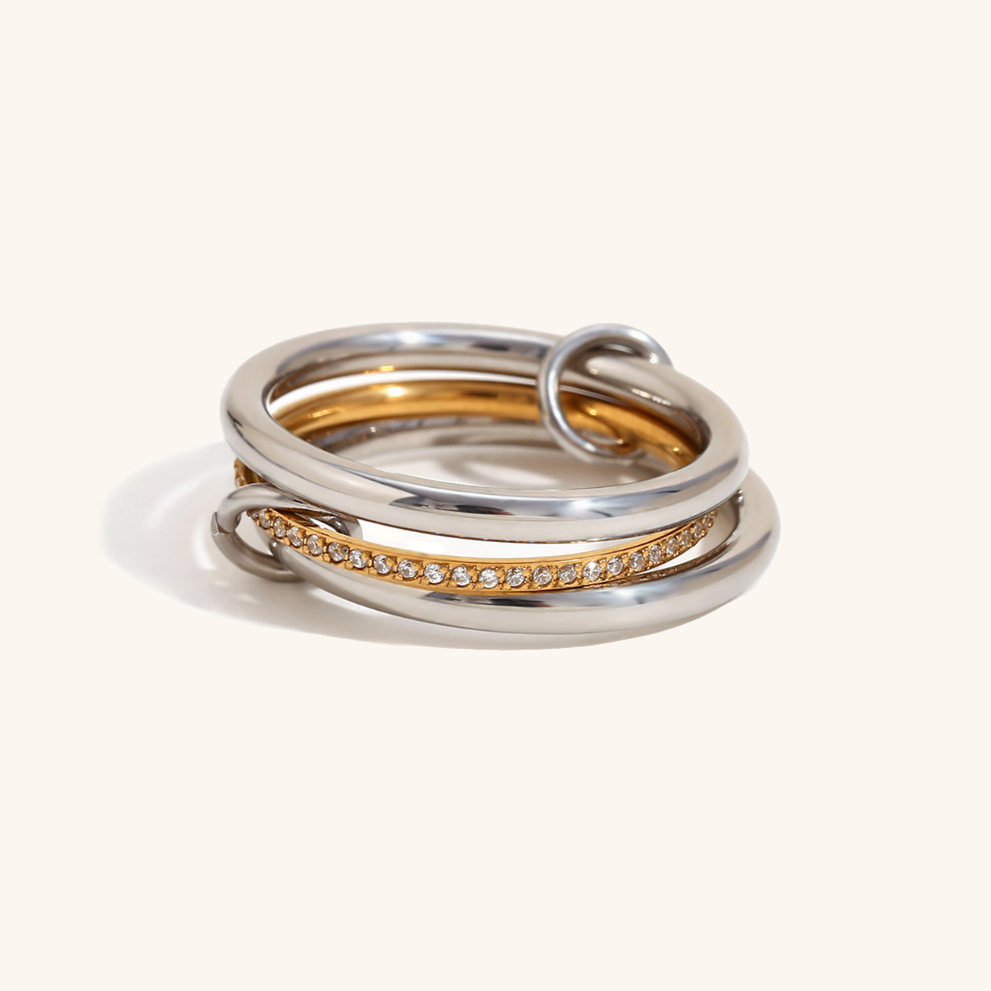 Belinda Diamond Ring Stack Image