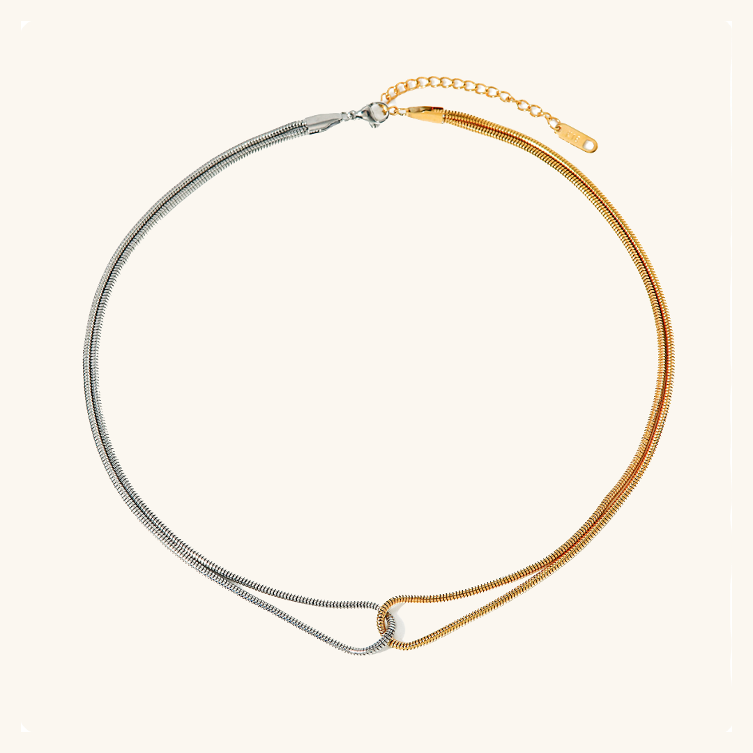 Talia Two Tone Necklace Image