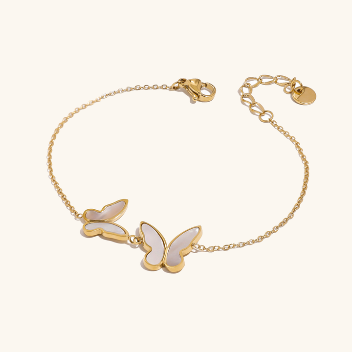 Blaire Butterfly Pearl Bracelet