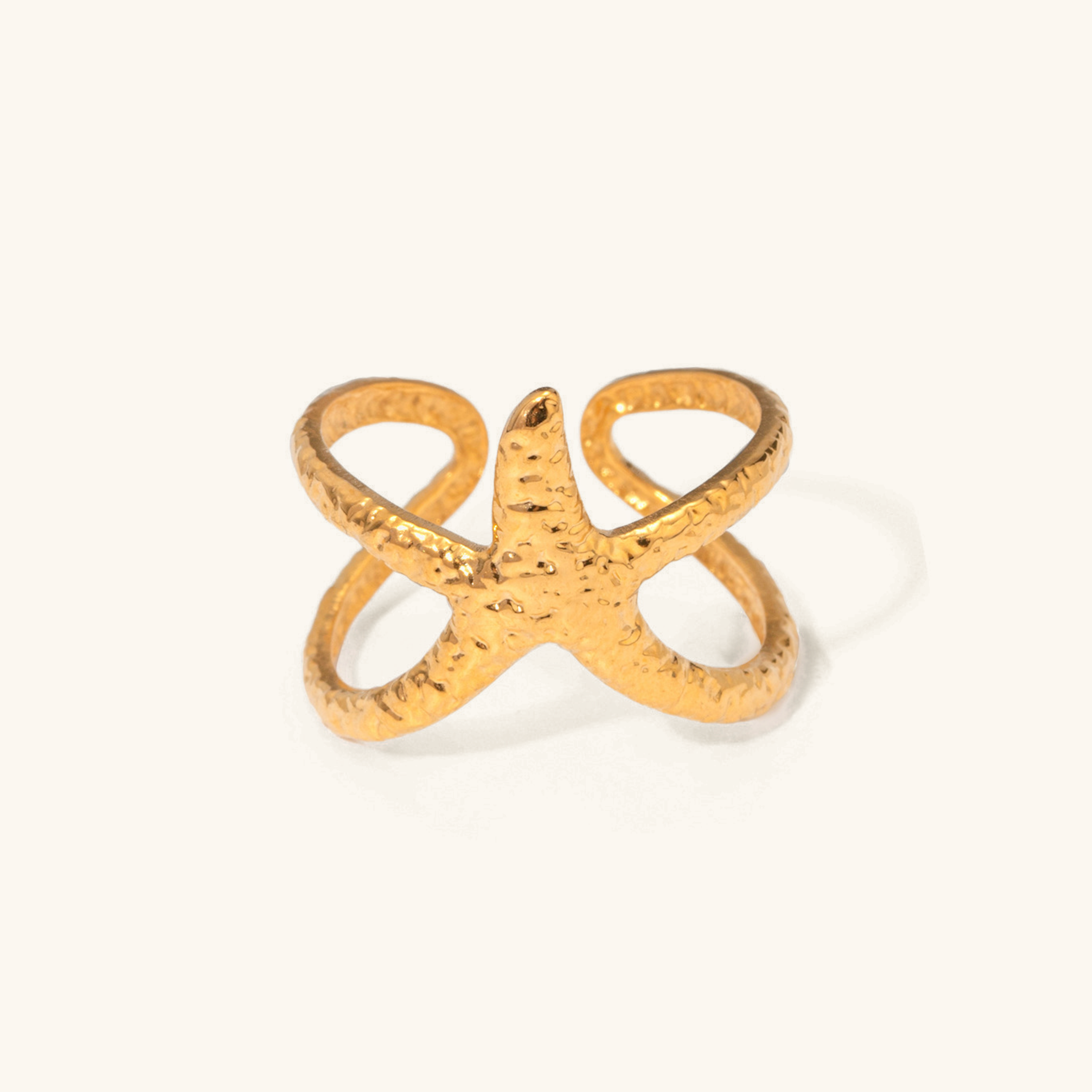 Aurelie Gold Starfish Ring Image