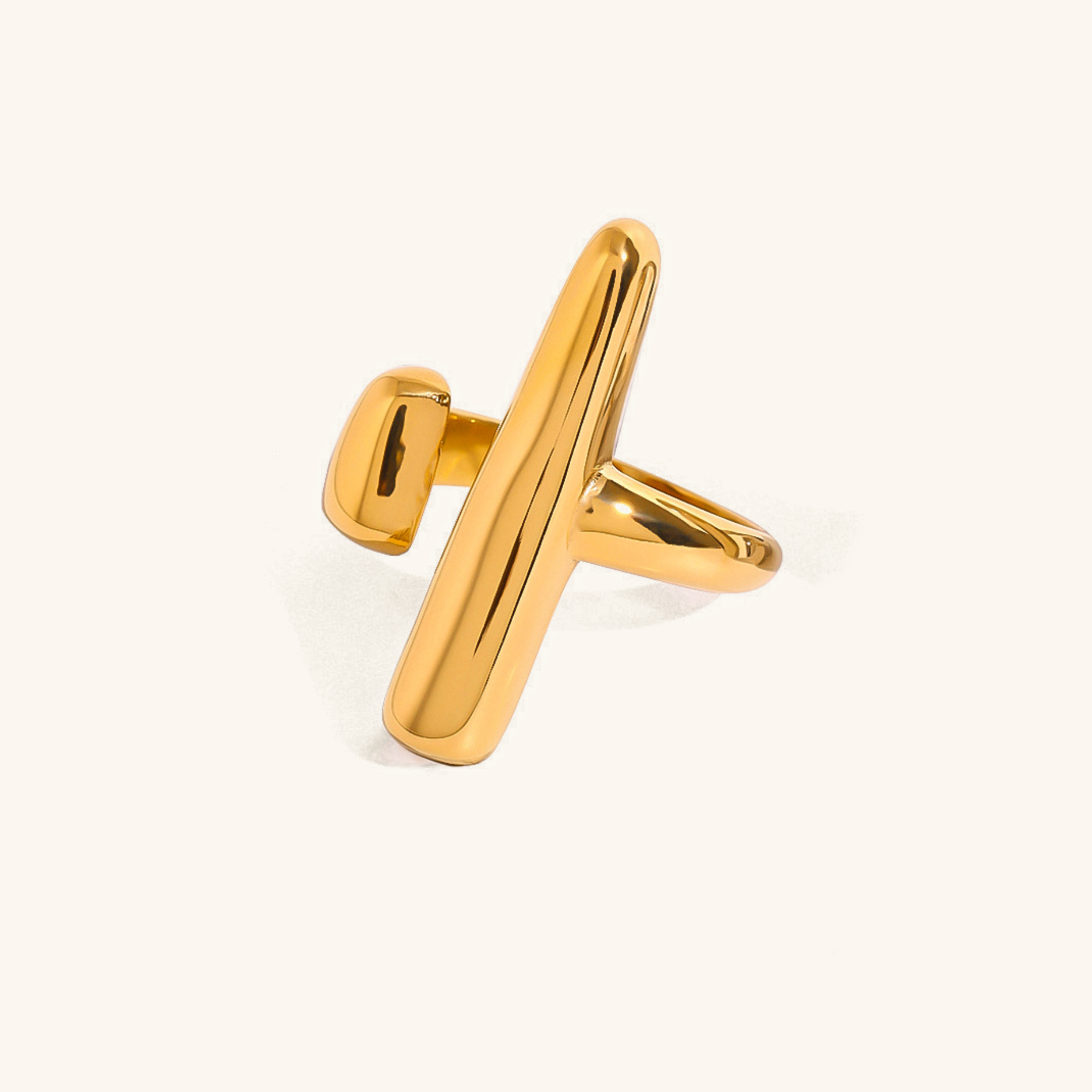 Seraphina Contemporary Gold Ring Image