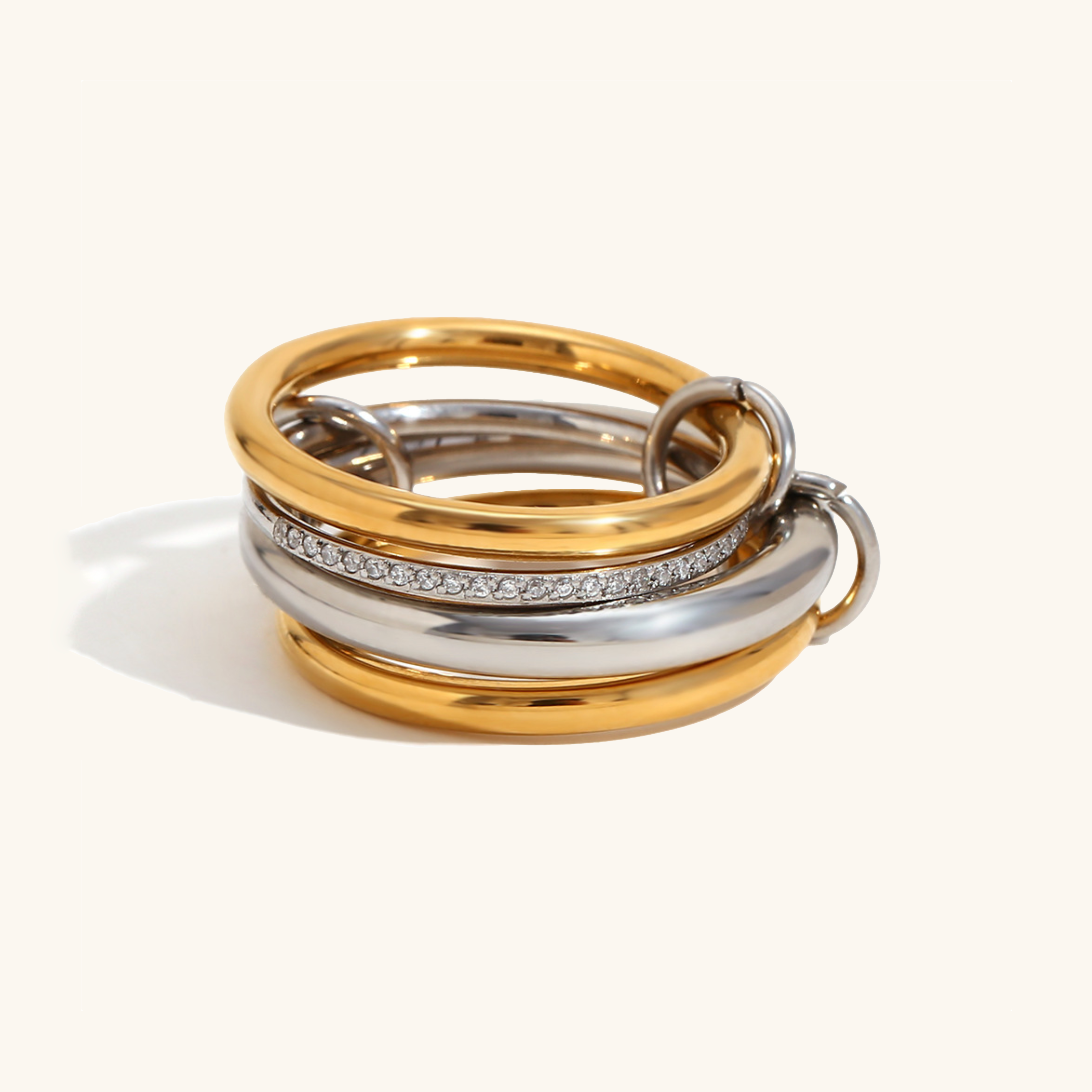 Aeliana Diamond Ring Stack Image