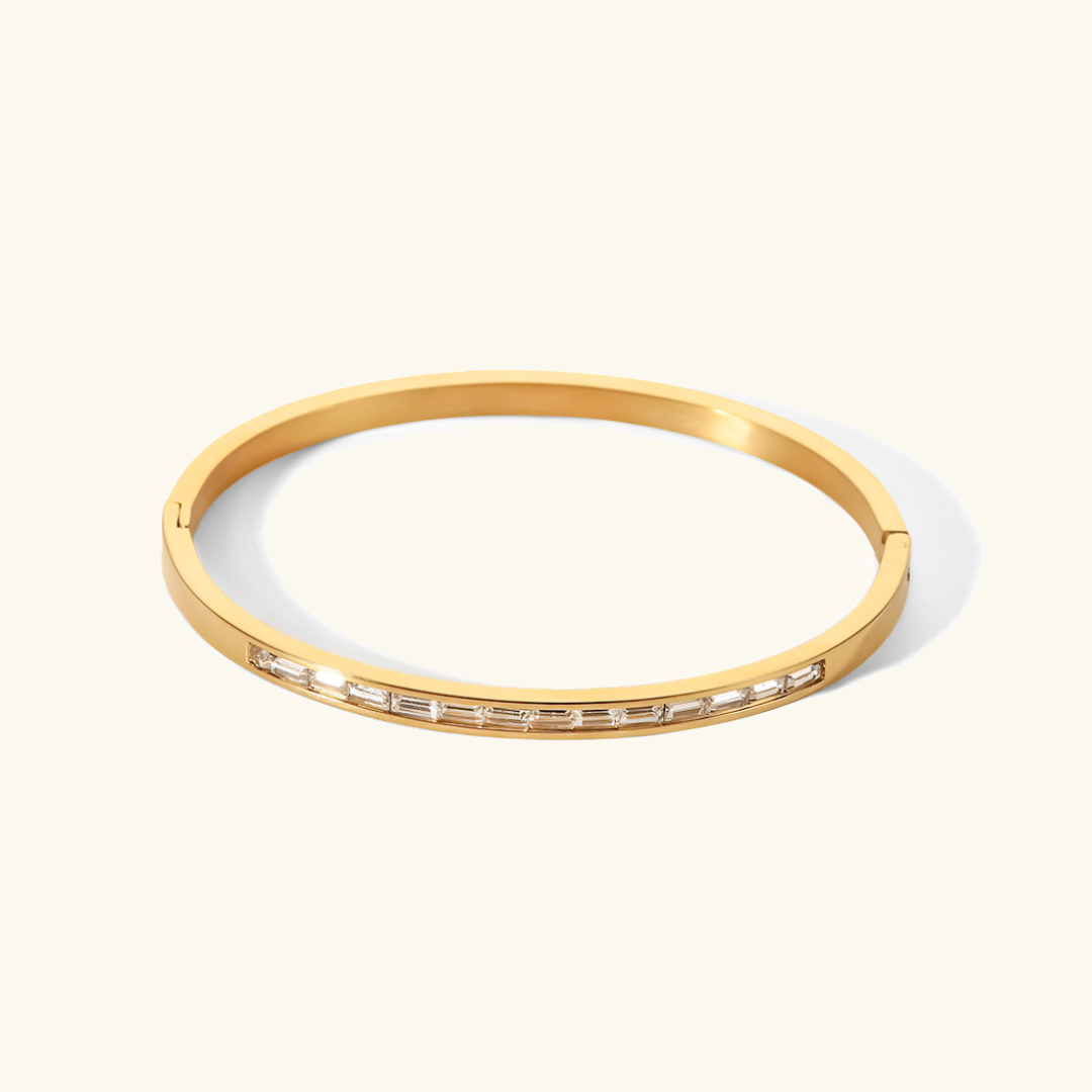 Grace Gold Diamond Bangle Image