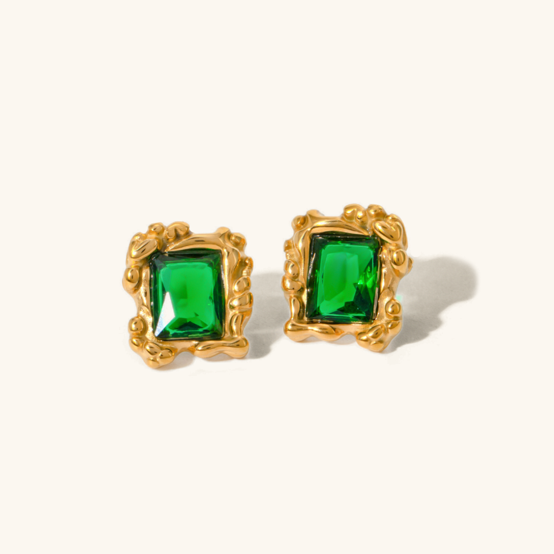 Priscilla Emerald Earrings Image