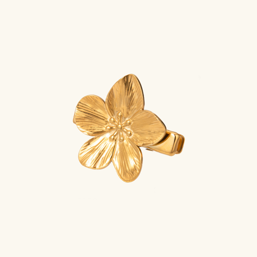 Natalie Gold Hair Clip Image