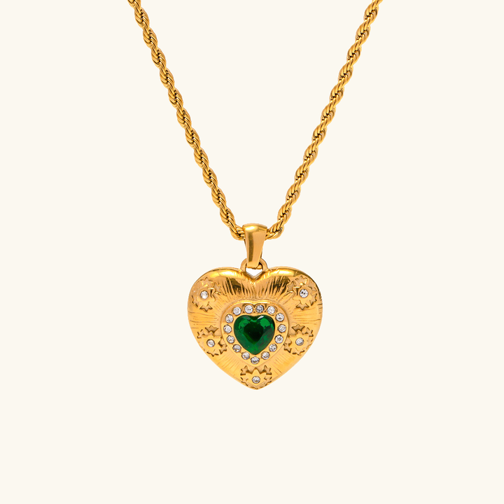 Caelus Gold Heart Necklace