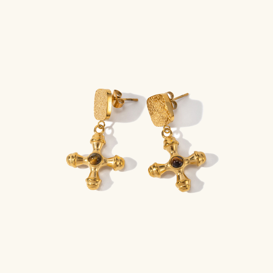 Della Gold Earrings Image