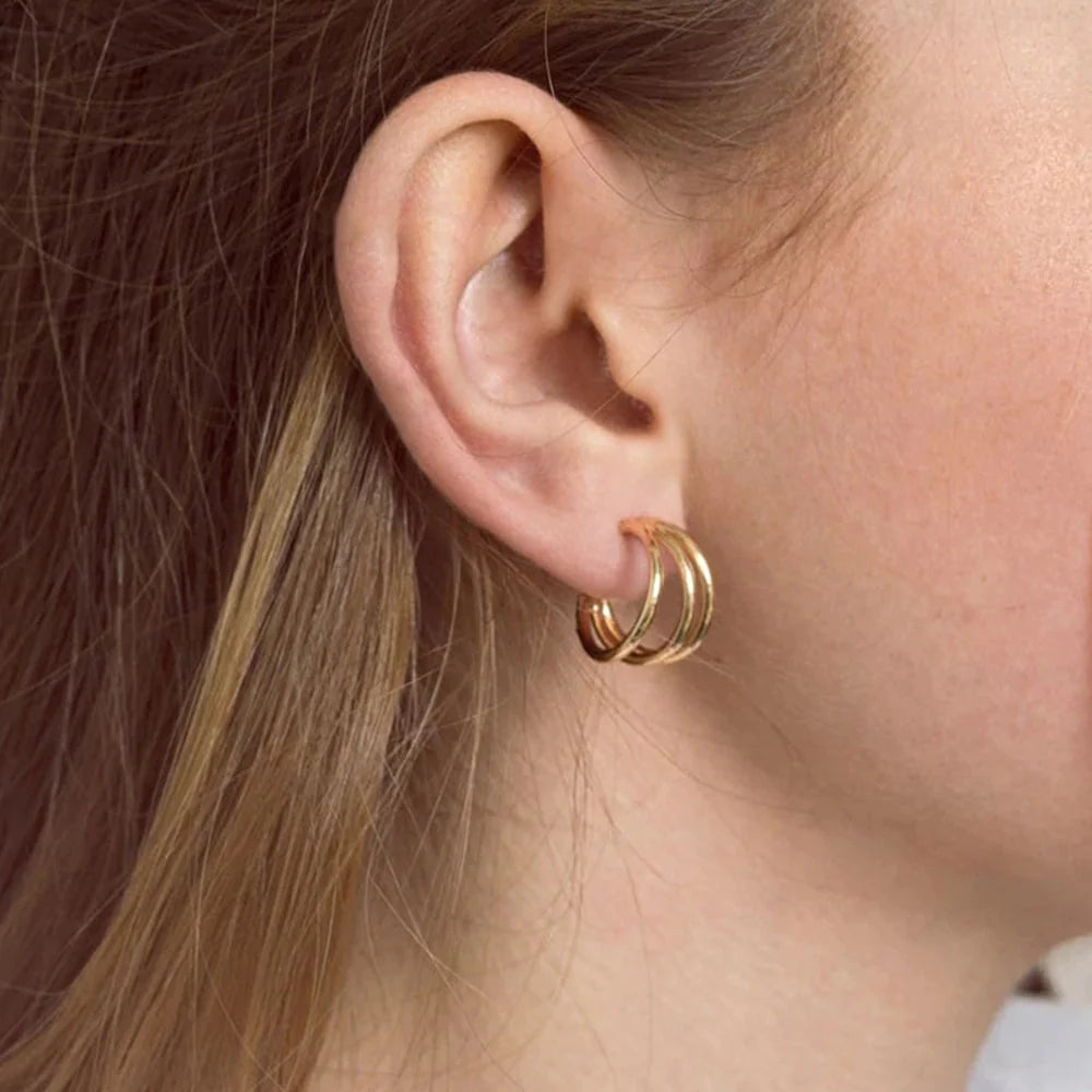 Cradle Gold Earrings Image