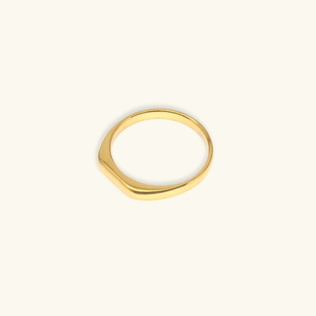 Sasha Geometric Gold Ring Image