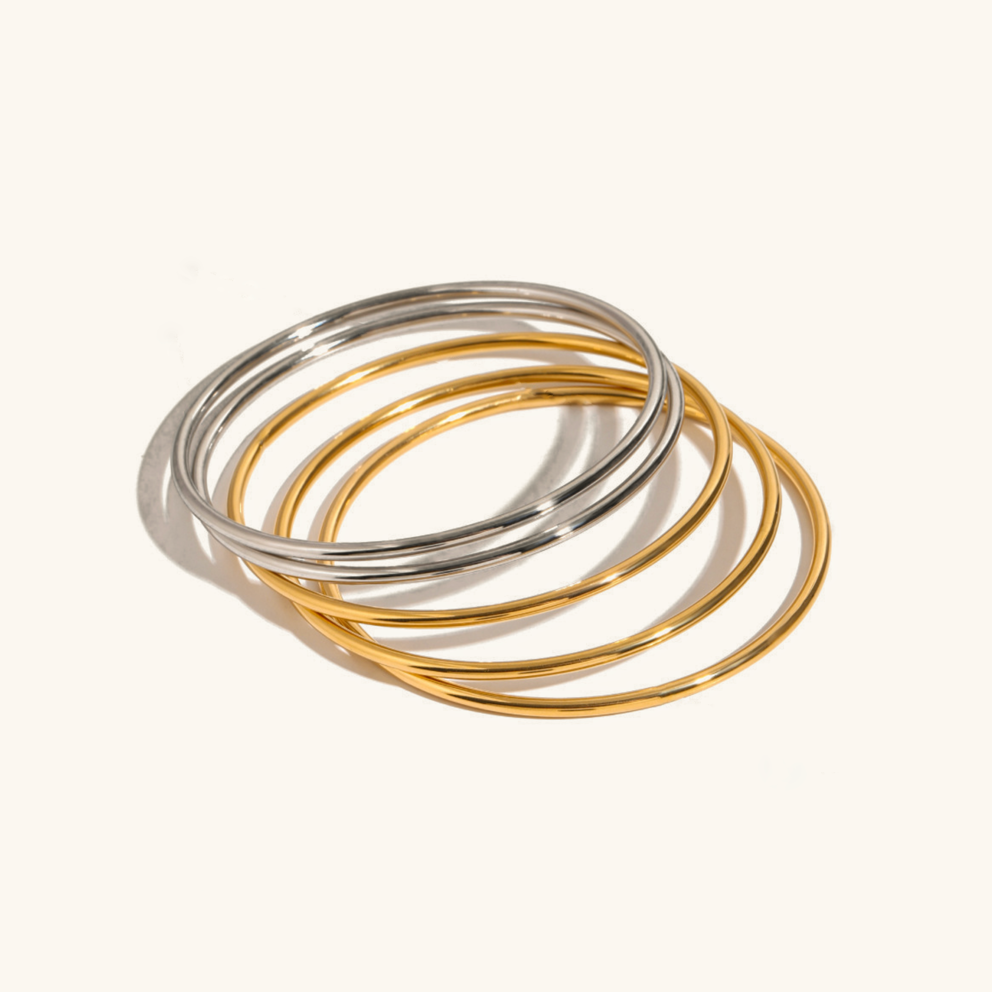 Shannon Gold Bangle Set Image