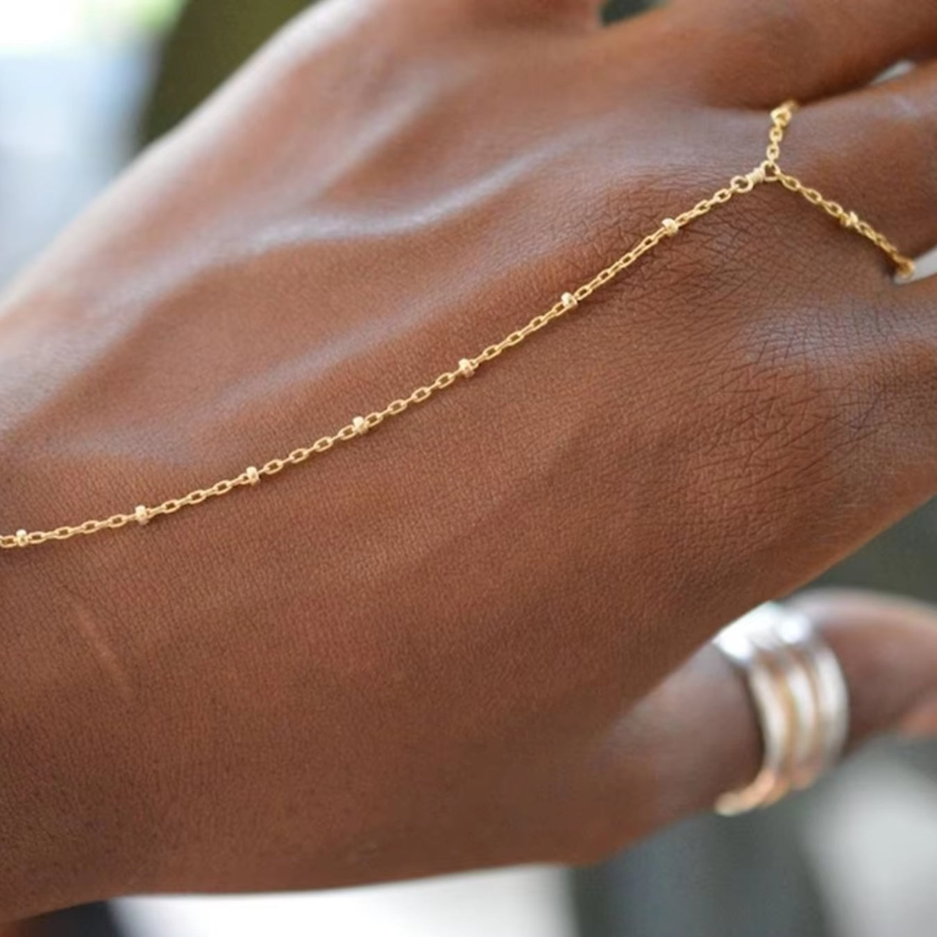 Evelyne Gold Chain Bracelet Image