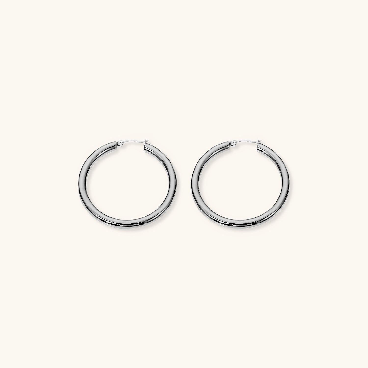 Wide Hoop Earrings Image