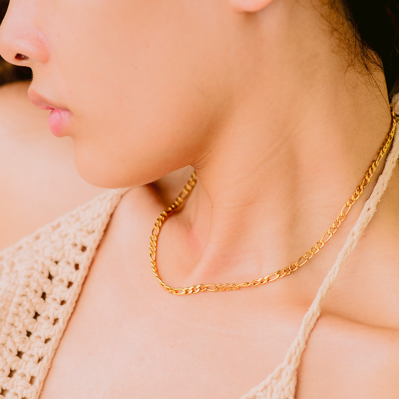 Willow Gold Chain Necklace Image