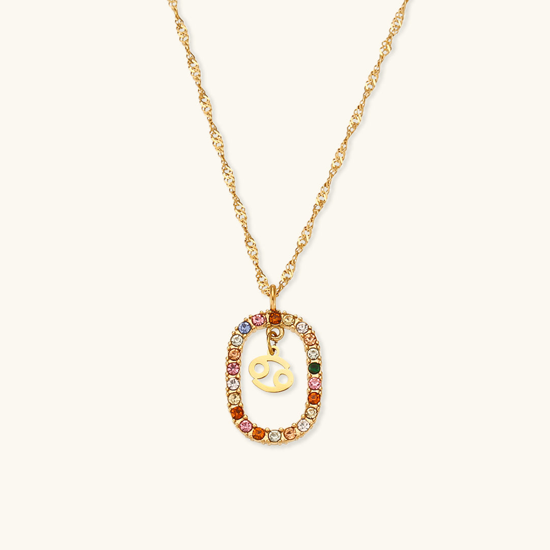 Colette Zodiac Gemstone Necklace Image