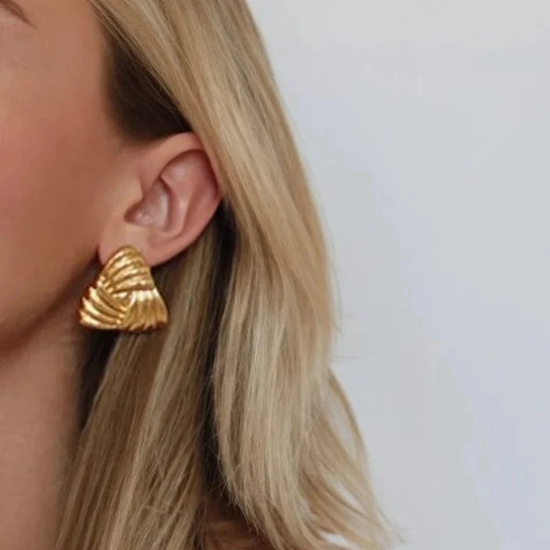 Brigitte Gold Earrings Image