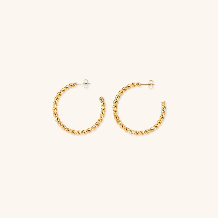 Gigi Twist Gold Earrings