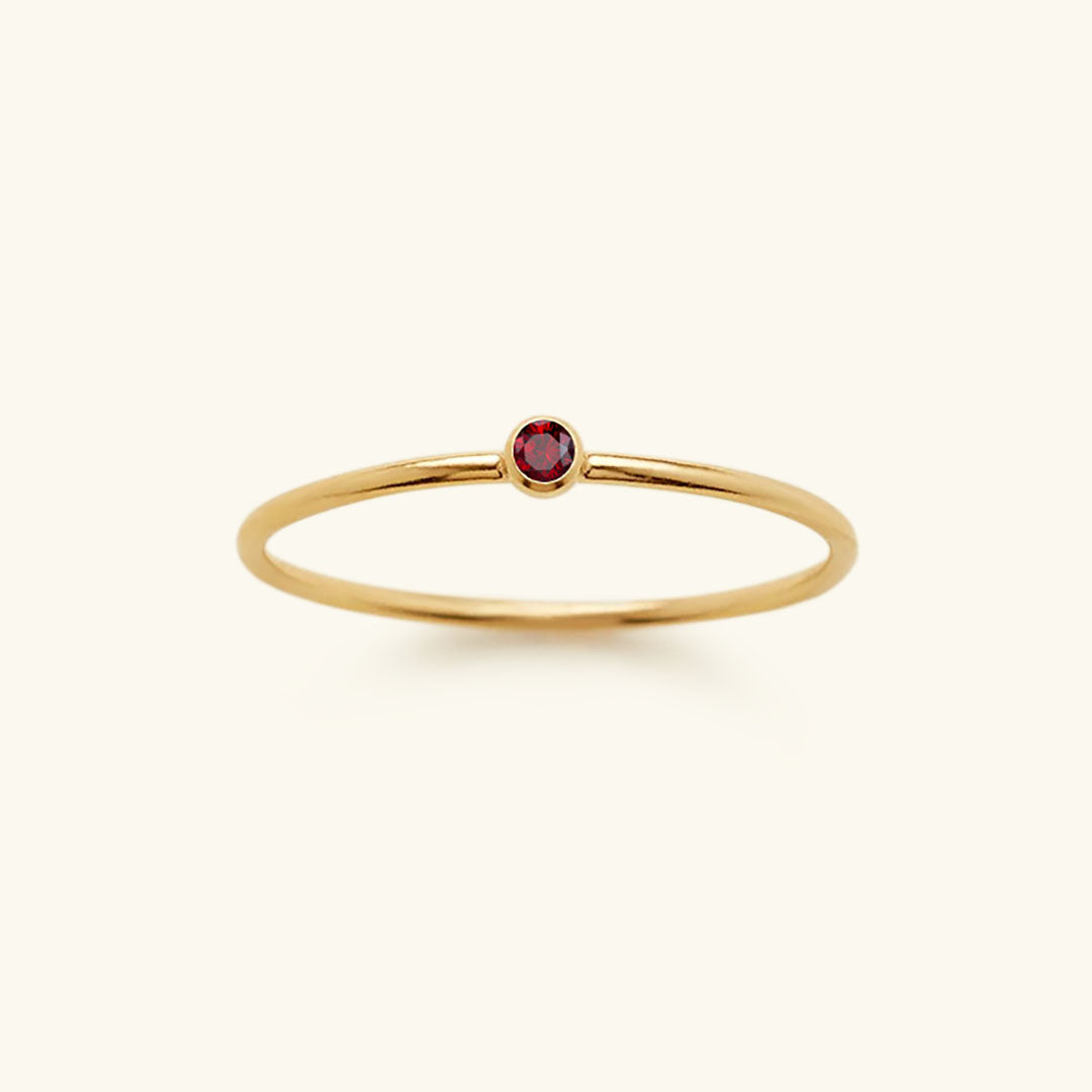 Amelia Birthstone Stacker Ring Image