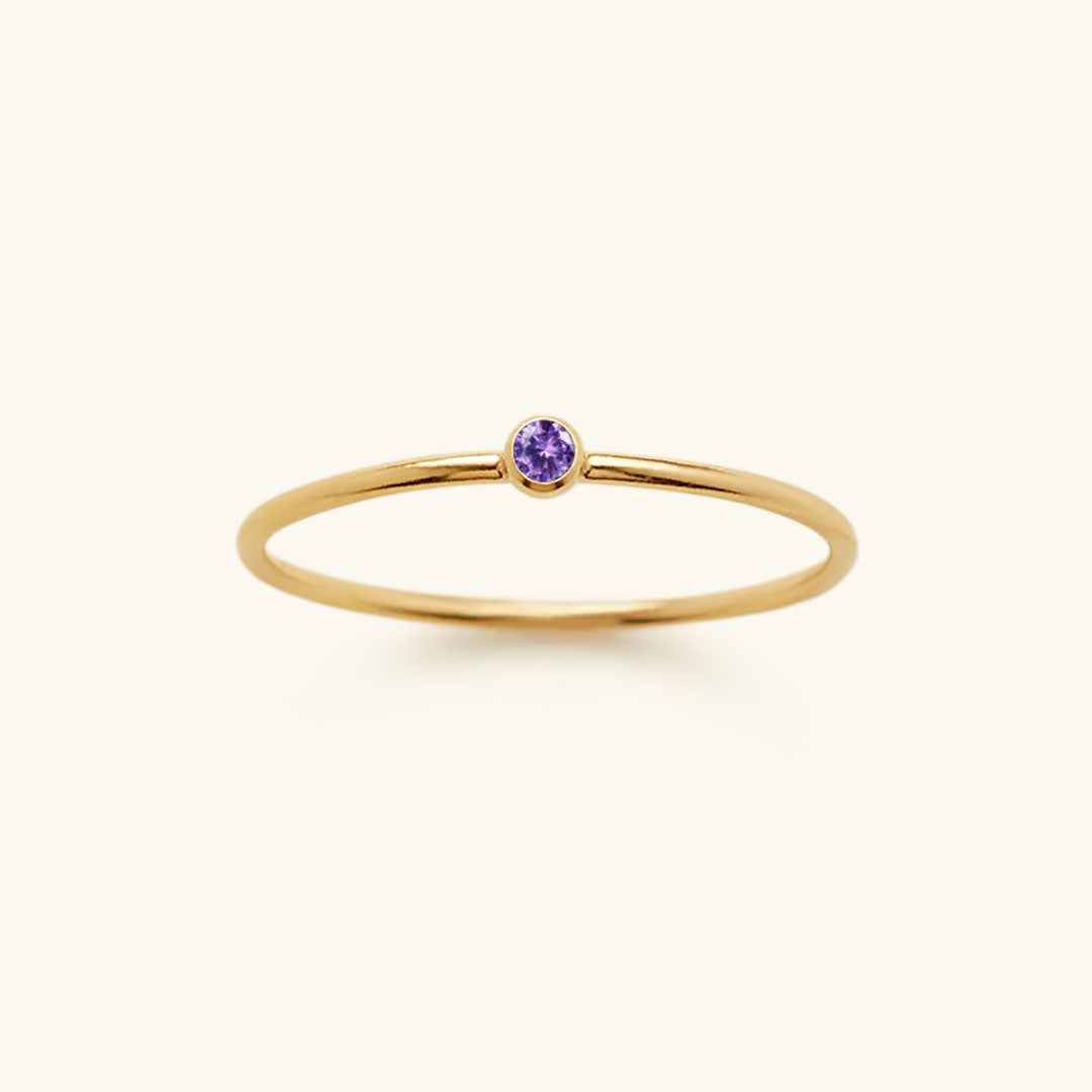 Amelia Birthstone Stacker Ring Image